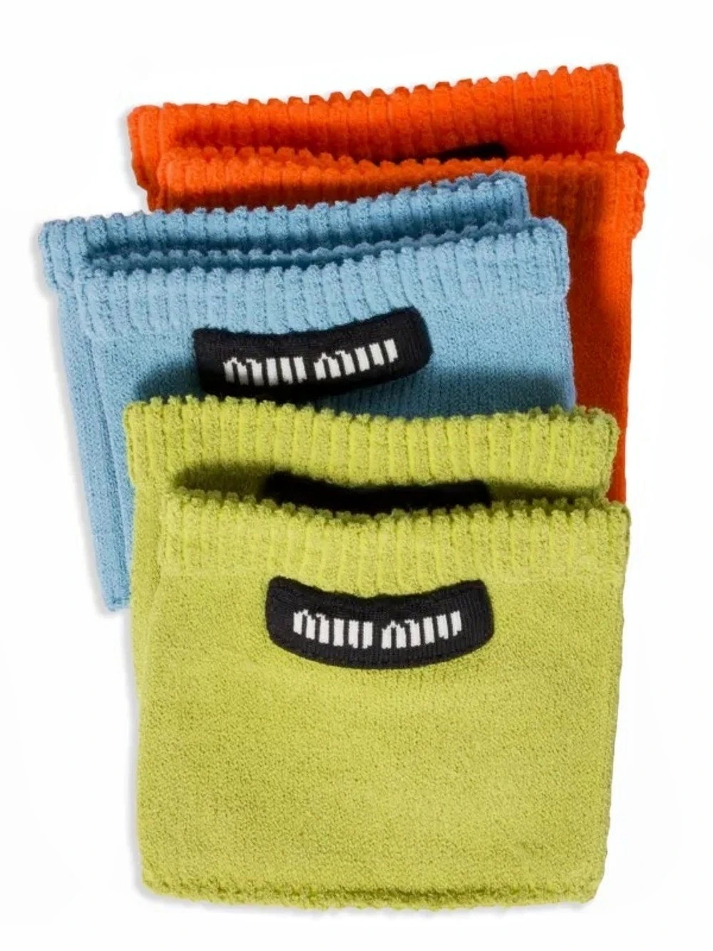 Miu Miu 3-Pack Sandal Socks